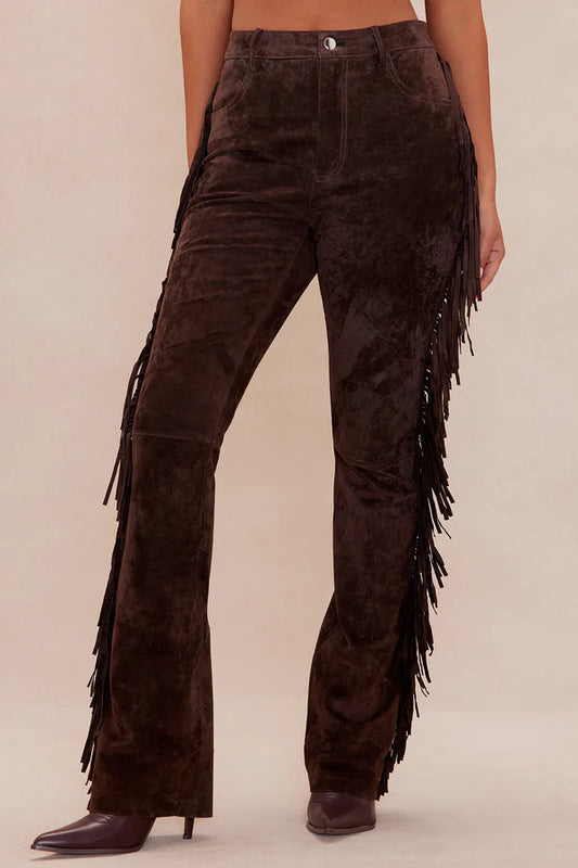 Vanita - pantalon a frange