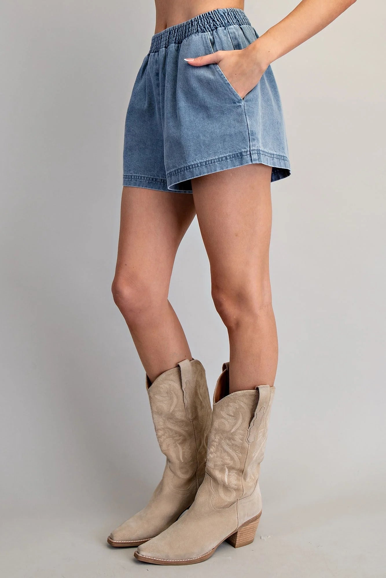 Elisa - Conjunto de denim de dos piezas
