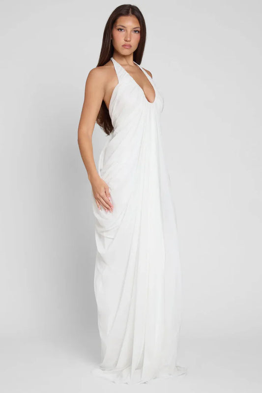 Giulia - Robe dos nu drapée