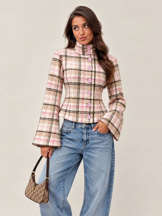 Rosa - Veste Tartan