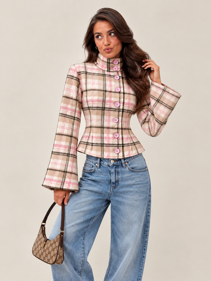 Rosa - Veste Tartan
