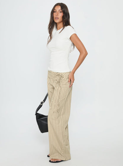Linea Luxe - Pantalones de rayas